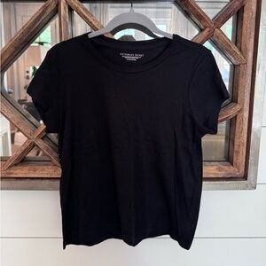 Victoria's Secret Black Short Sleeve T-Shirt